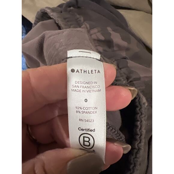 Athleta size 0 camouflage joggers pants - Picture 4 of 4